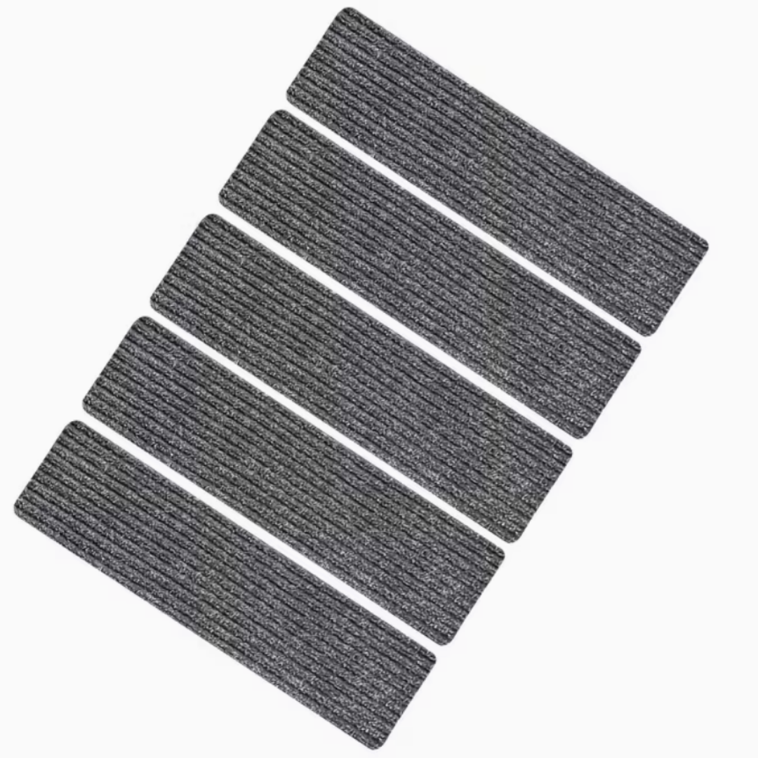 SafeStep™ – Alfombrillas Antideslizantes para Escaleras (Pack de 5)