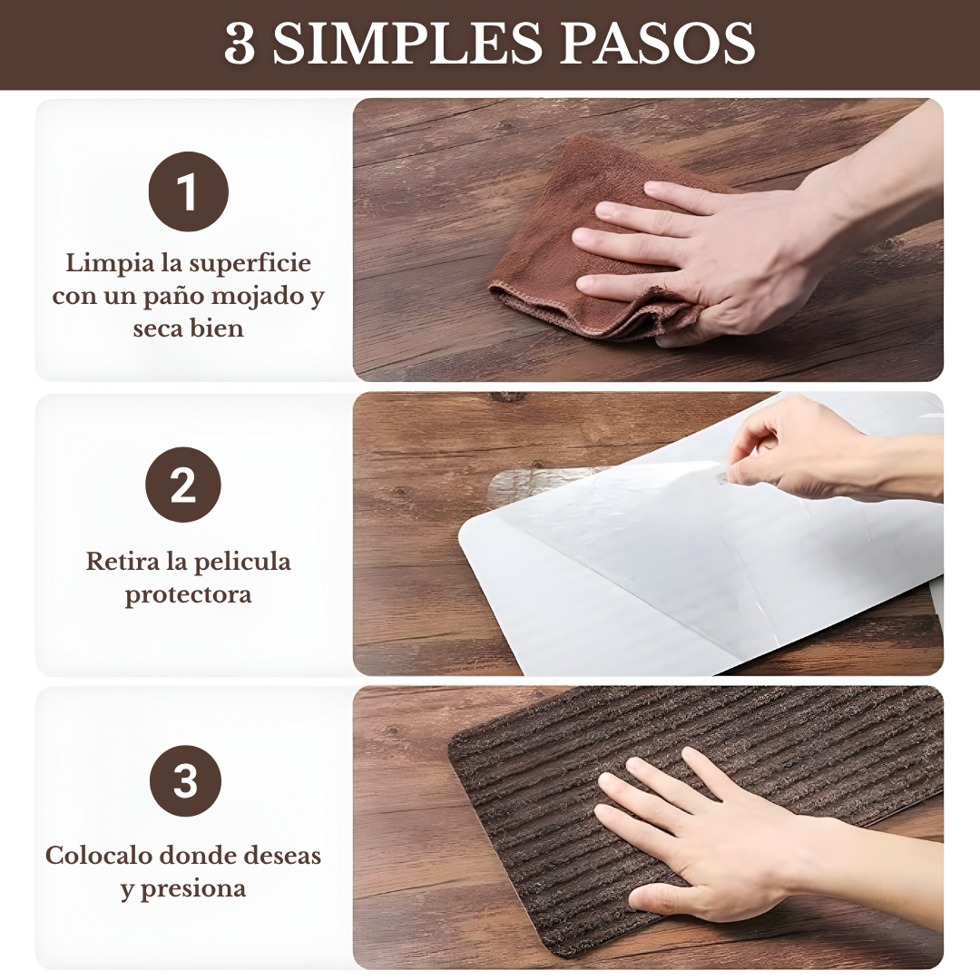 SafeStep™ – Alfombrillas Antideslizantes para Escaleras (Pack de 5)
