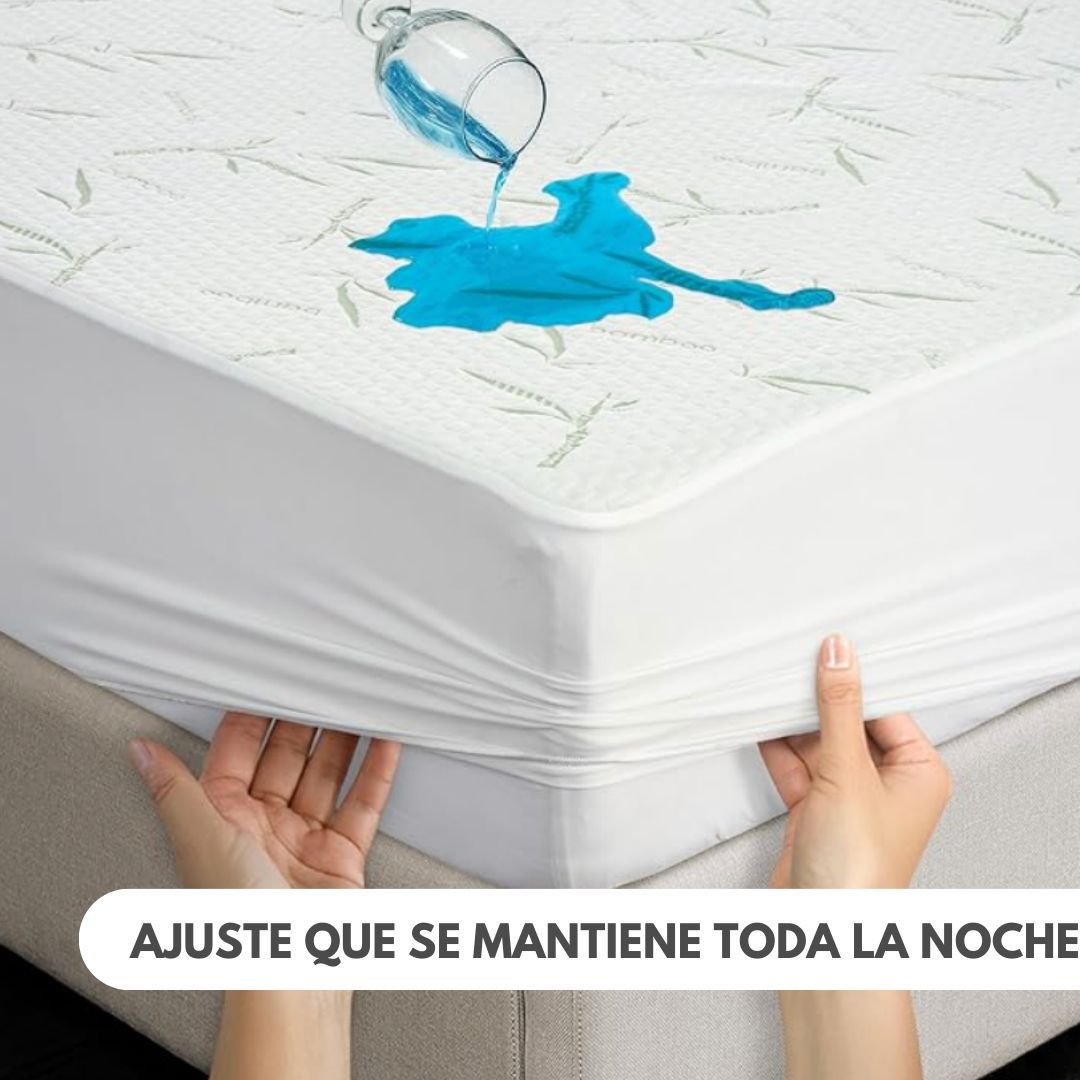 BambuGuard™ – Protector de Colchón Impermeable, Antiácaros y Transpirable