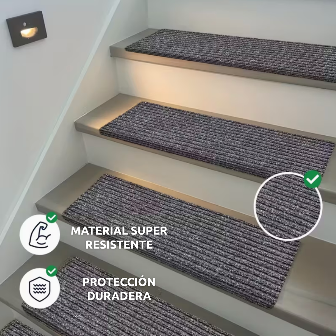 SafeStep™ – Alfombrillas Antideslizantes para Escaleras (Pack de 5)