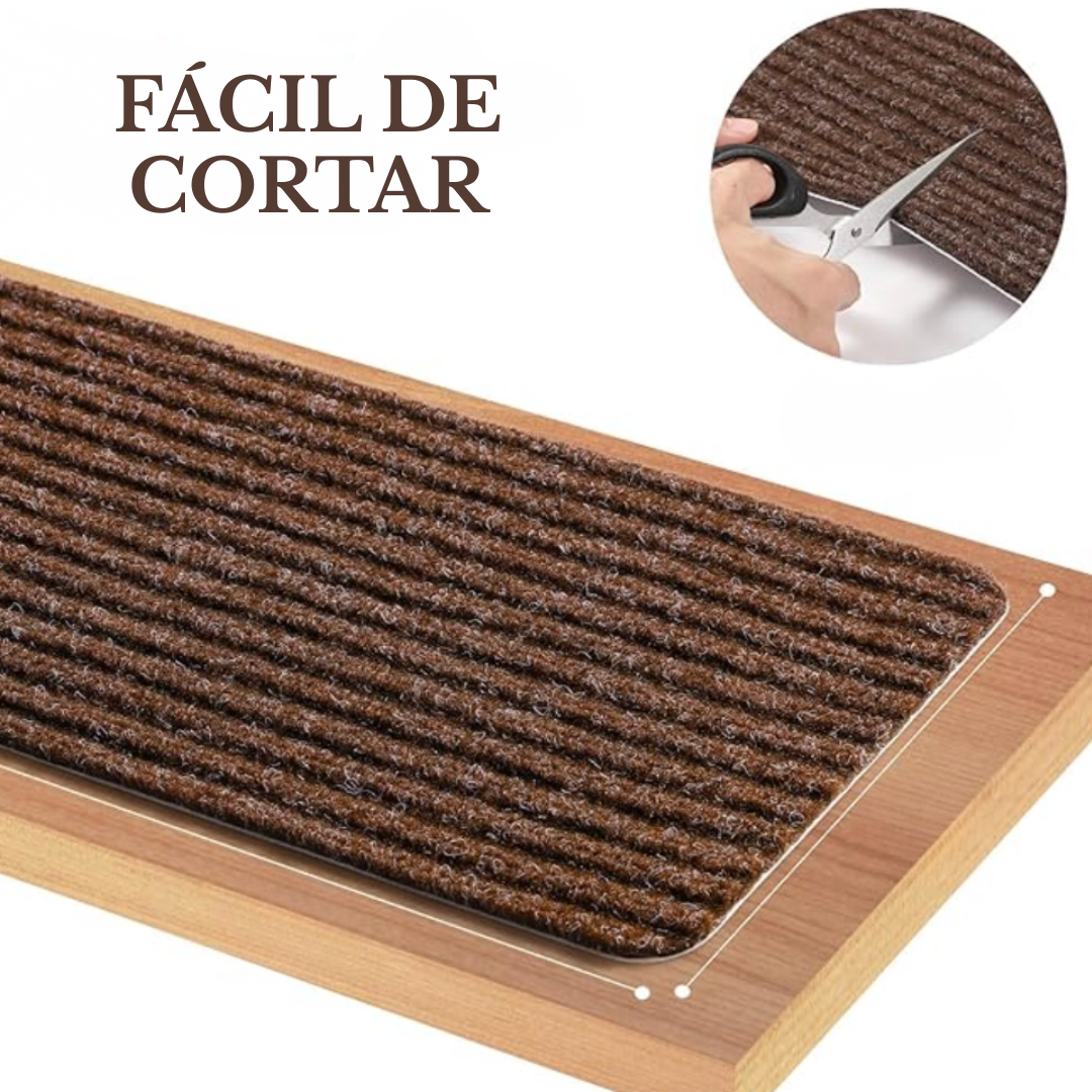 SafeStep™ – Alfombrillas Antideslizantes para Escaleras (Pack de 5)