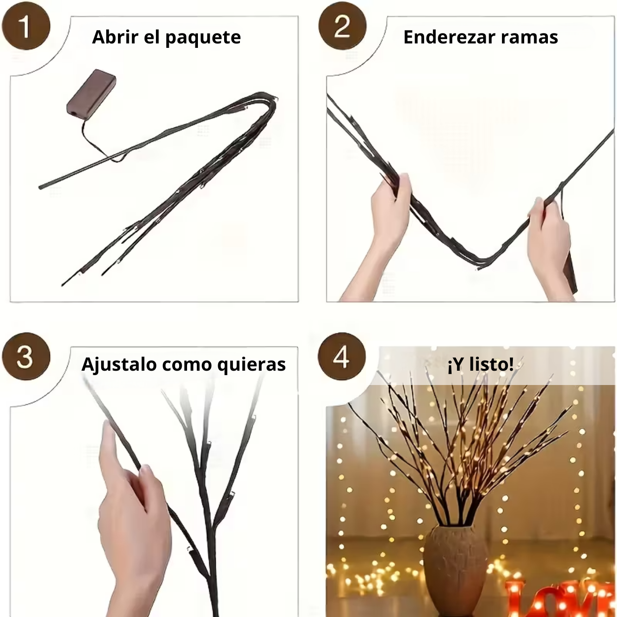 GlowTree™  Árboles Decorativos con Luces LED