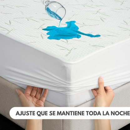 BambuGuard™ – Protector de Colchón Impermeable, Antiácaros y Transpirable