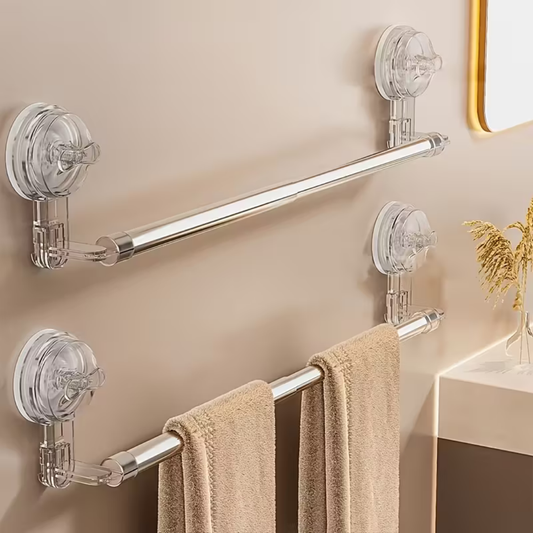 FlexiRack: Toallero Extensible Sin Taladro