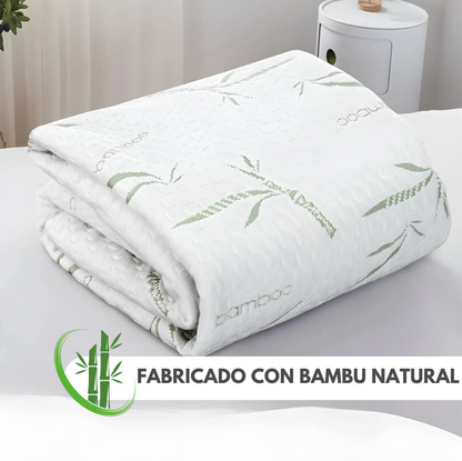 BambuGuard™ – Protector de Colchón Impermeable, Antiácaros y Transpirable