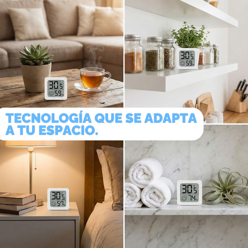 ClimaCheck™ | Termómetro e Higrómetro Digital Portátil