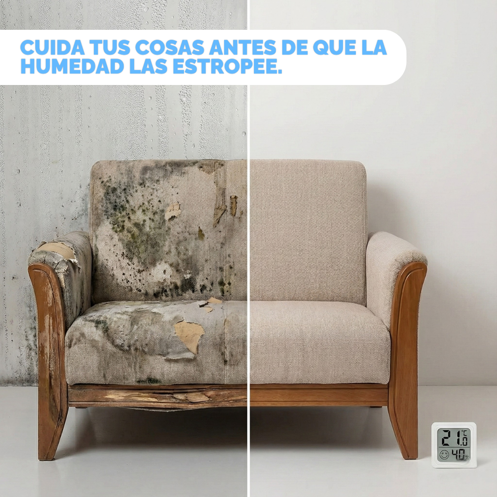 ClimaCheck™ | Termómetro e Higrómetro Digital Portátil