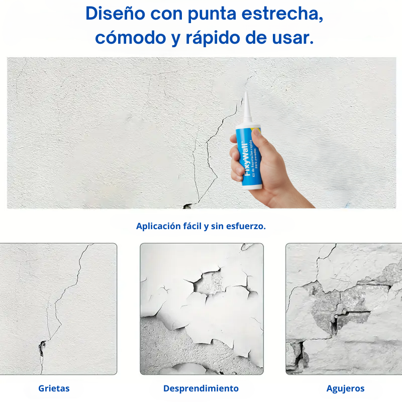 FixyWall™ | Kit de Reparación Rápida para Paredes