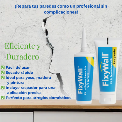 FixyWall™ | Kit de Reparación Rápida para Paredes