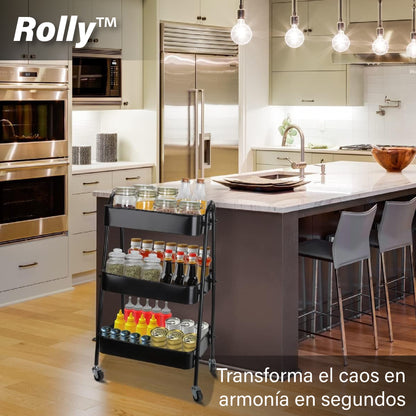 Rolly™ | Carrito de Almacenamiento Móvil y Resistente