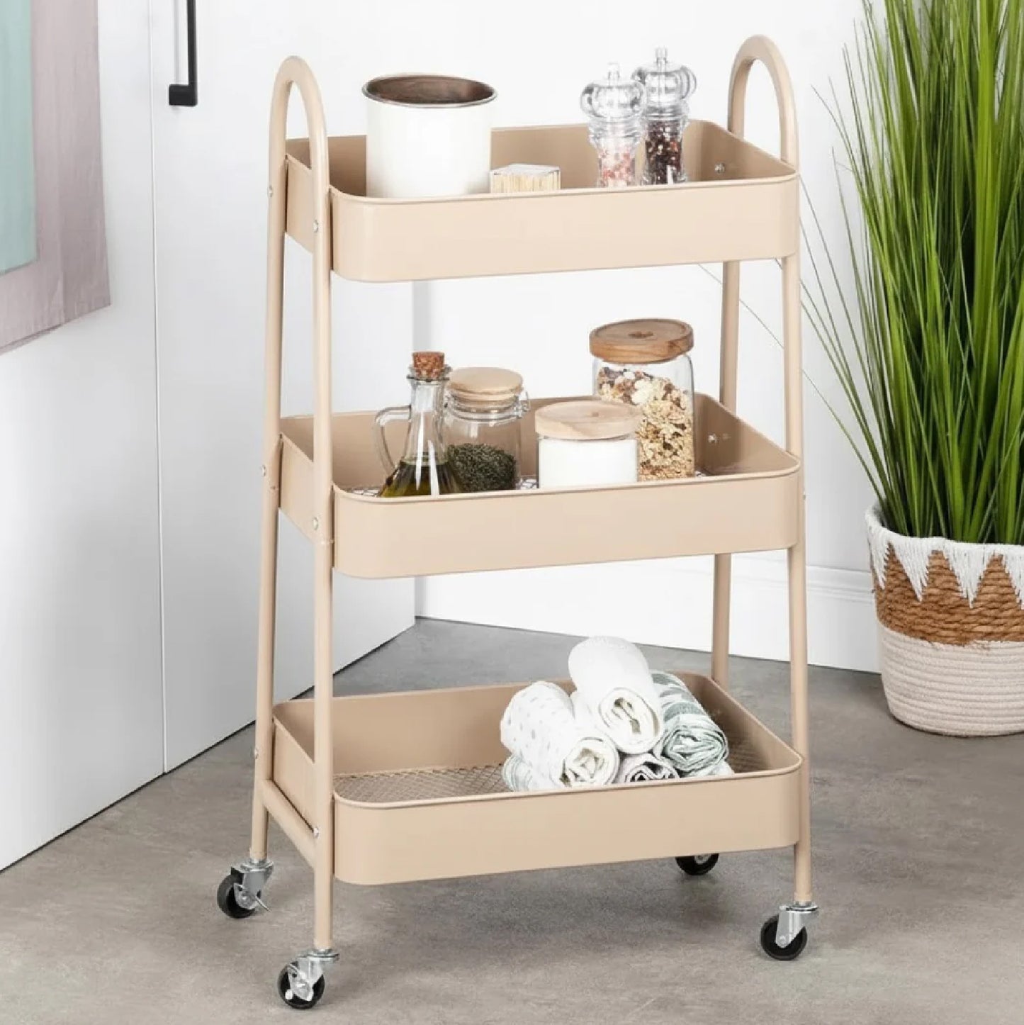 Rolly™ | Carrito de Almacenamiento Móvil y Resistente