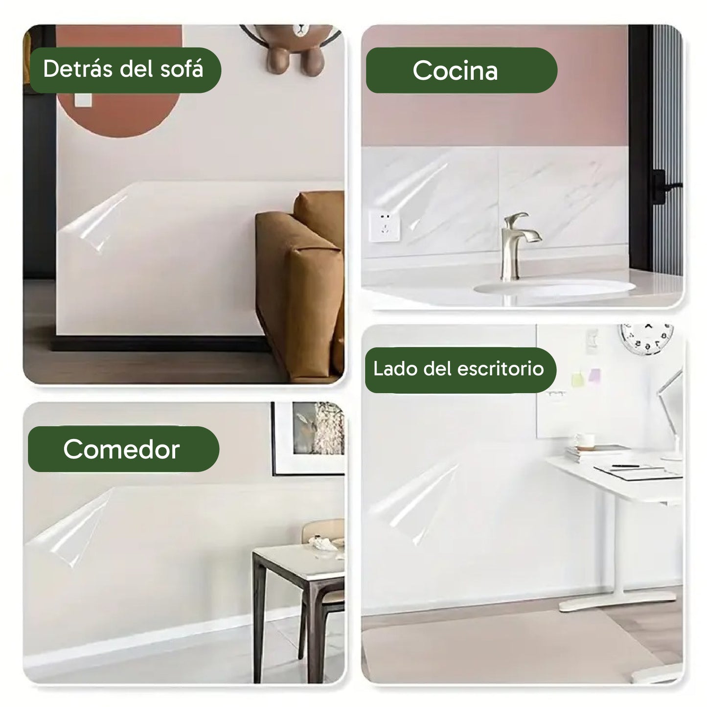 ShieldFoil™ | Protector Antisalpicaduras Autoadhesivo de Alta Resistencia