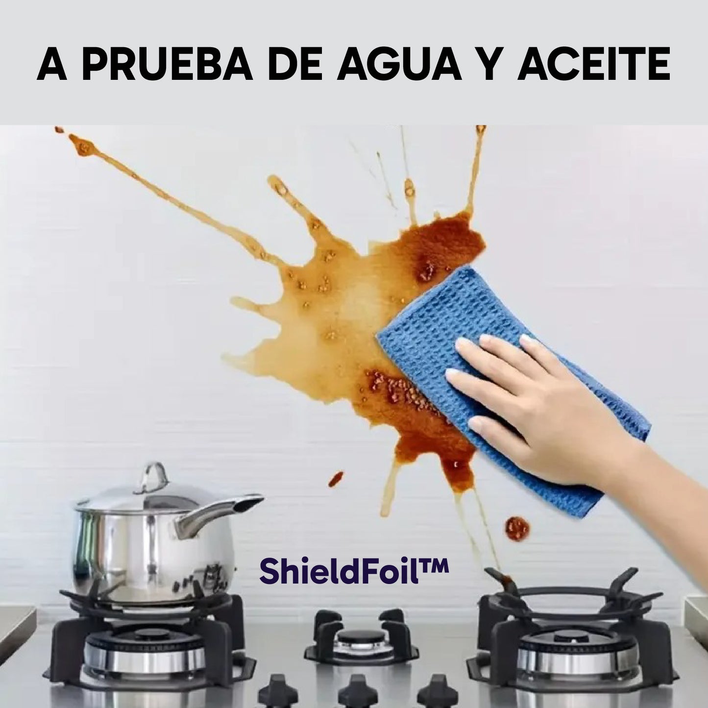 ShieldFoil™ | Protector Antisalpicaduras Autoadhesivo de Alta Resistencia