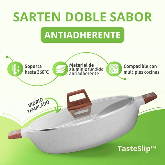 TasteSplit: Sartén Doble Sabor para Cocinar a tu Ritmo